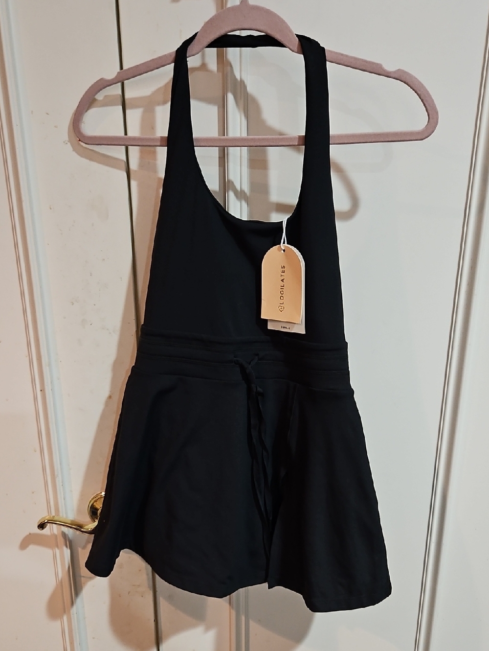 Logilates athletica Kids Black Athletic Skort with Drawstring